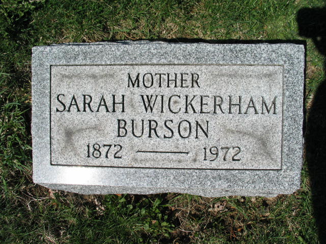 Sarah Wickerham Burson